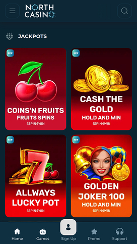 North Casino Mobile Jackpot