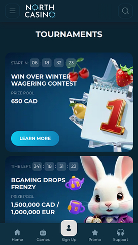 North Casino Mobile Tournaments
