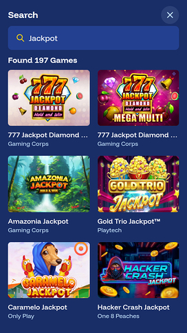 OhMyZino Casino Mobile Jackpot