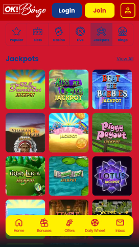 Ok Bingo Casino Mobile Jackpot