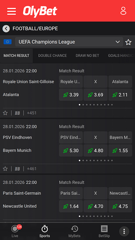 Olybet Casino Mobile Betting