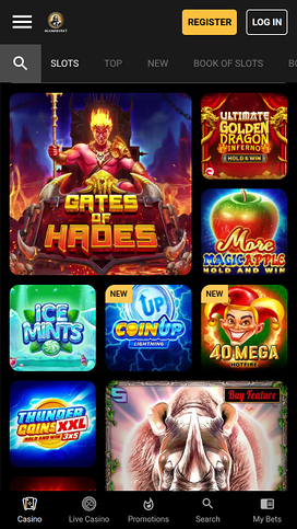 Olympusbet Casino Mobile Games