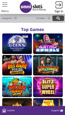 Omni Slots Casino Mobile Games