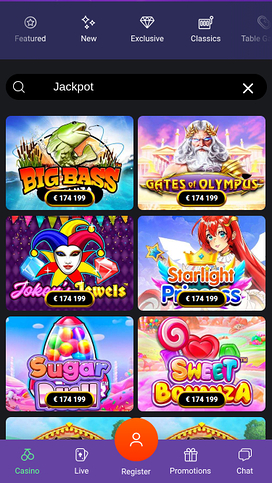 One Casino Mobile Jackpot