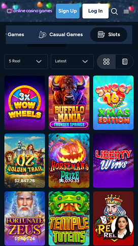 Online Casino Games Mobile Games