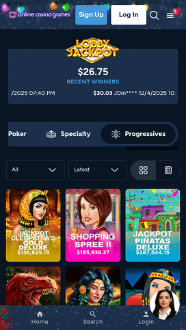 Online Casino Games Mobile Jackpot