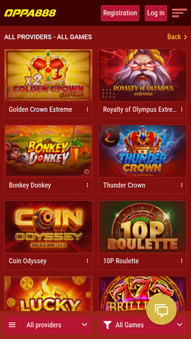 Oppa 888 Mobile Games