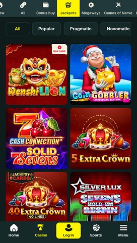 Optibet Casino Mobile Jackpot