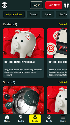 Optibet Casino Mobile Promotions