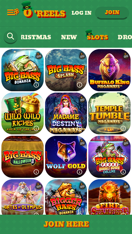 Oreels Casino Mobile Games