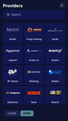 Orion'sBet Casino Game Developers