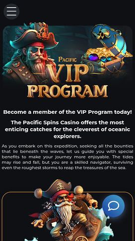 Pacific Spins Casino Mobile VIP Program