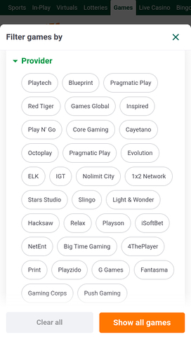 Paddy Power Casino Mobile Game Developers