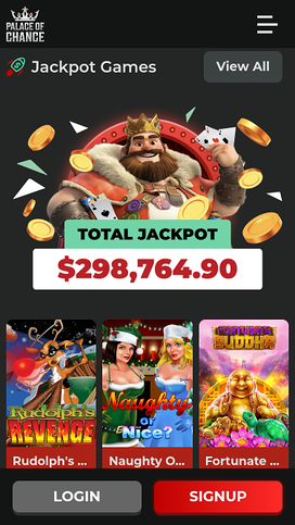 Palace of Chance Mobile Jackpot