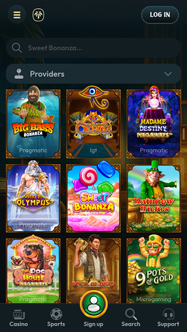 Palm Casino Mobile Games