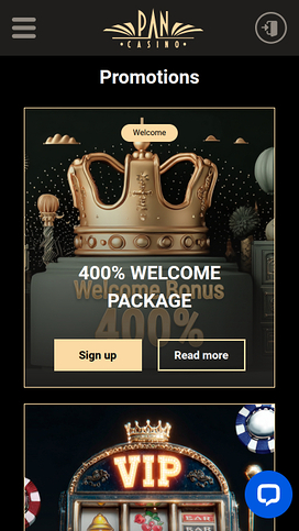 Pan Casino Mobile Promotions
