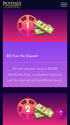 Pantasia Casino Mobile Promotions