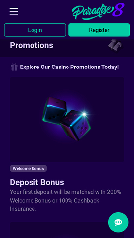 Paradise 8 Casino Mobile Promotions