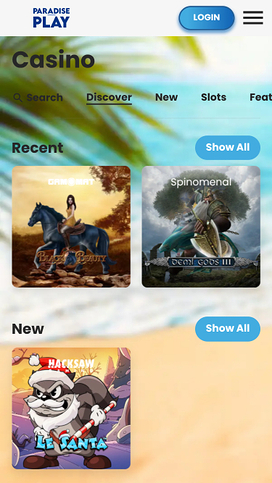 ParadisePlay Casino Games
