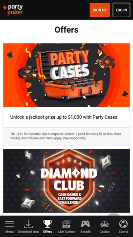 PartyPoker Mobile Promotions
