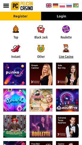 Pelican Casino Mobile Live Dealer