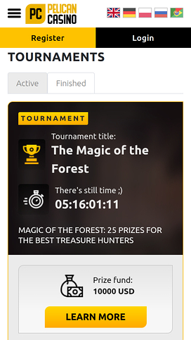 Pelican Casino Mobile Tournaments