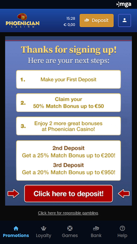 Phoenician Casino Mobile Promotions