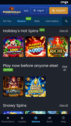 Phoenician Casino Mobile Rooms