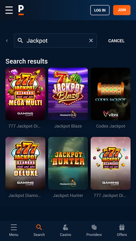 Pinnacle Mobile Jackpot