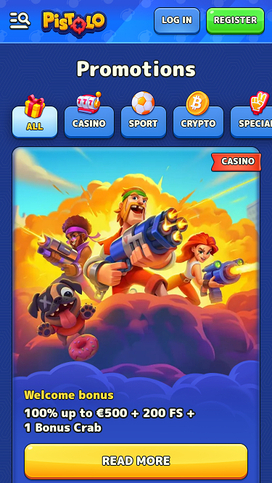 Pistolo Casino Mobile Promotions