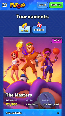 Pistolo Casino Mobile Tournaments