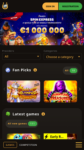 Play Fortuna Casino Mobile Homepage