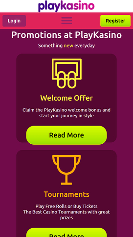 Play Kasino Mobile Promotions