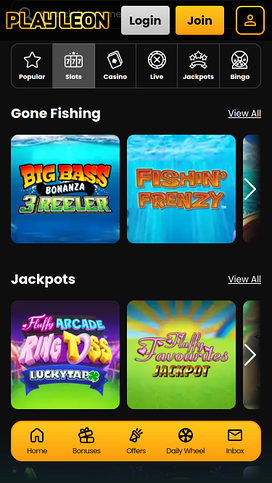 Play Leon Casino Mobile Games