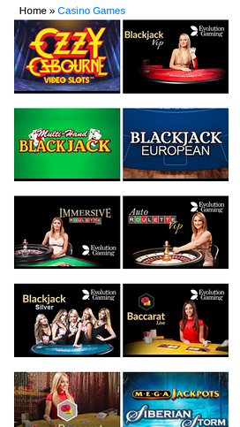 Play UK Casino Mobile Table Games