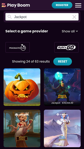 Playboom Casino Mobile Jackpot