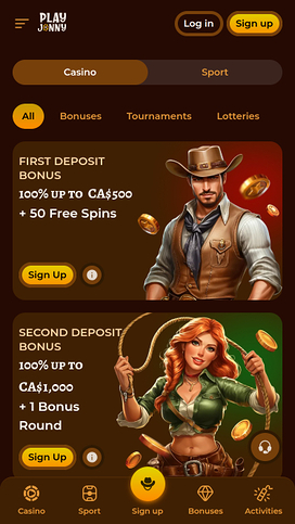 PlayJonny Casino Mobile Promotions