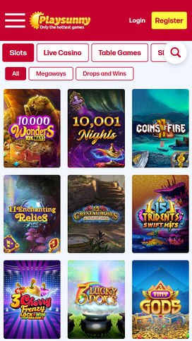 PlaySunny Casino Mobile Games