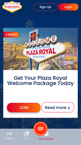 Plaza Royal Casino Mobile Promotions