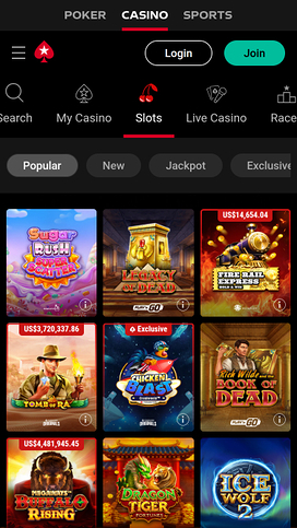 PokerStars Mobile Games