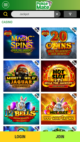 Pokie Mate Casino Mobile Jackpot