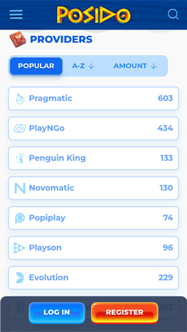 Posido Casino Mobile Game Developers