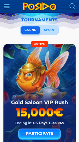 Posido Casino Desktop Tournaments