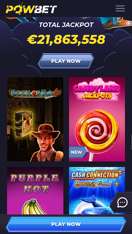 Powbet Casino Mobile Jackpot
