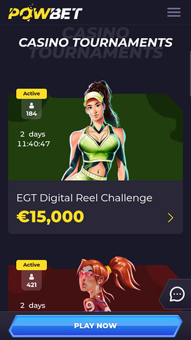 Powbet Casino Mobile Tournaments