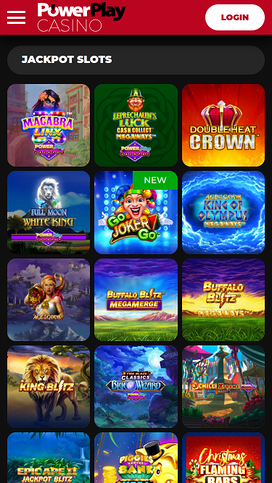 PowerPlay Casino Mobile Jackpot