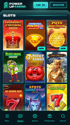 PowerUp Casino Mobile Games