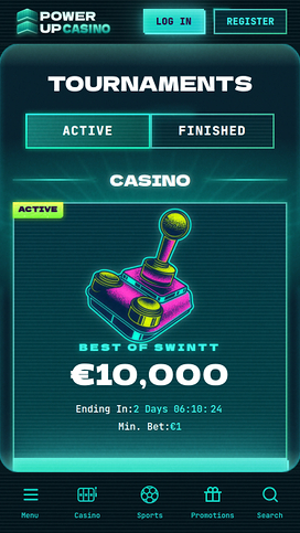 PowerUp Casino Mobile Tournaments