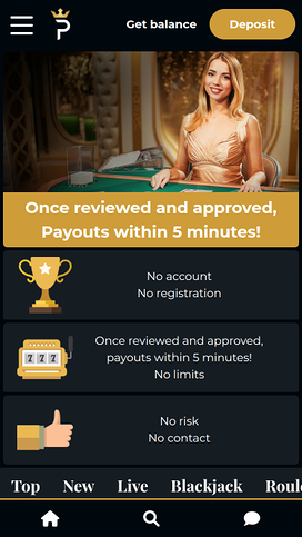 Premier Live Casino Mobil hemsida