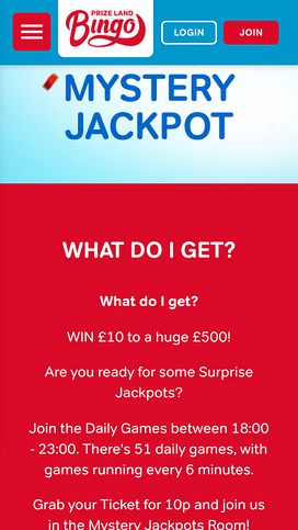 Prize Land Bingo Casino Mobile Jackpot